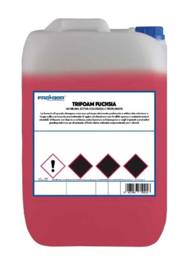 Shampooing mousse active trifoam fuschia | 25 kg